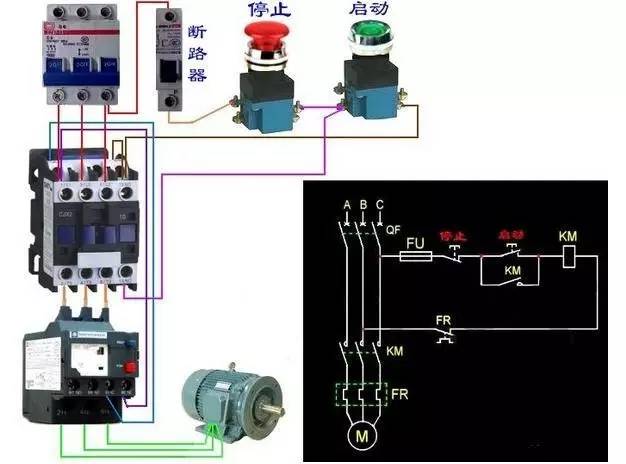 數字式熱繼電器的動作原理和電器圖以及接線圖介紹
